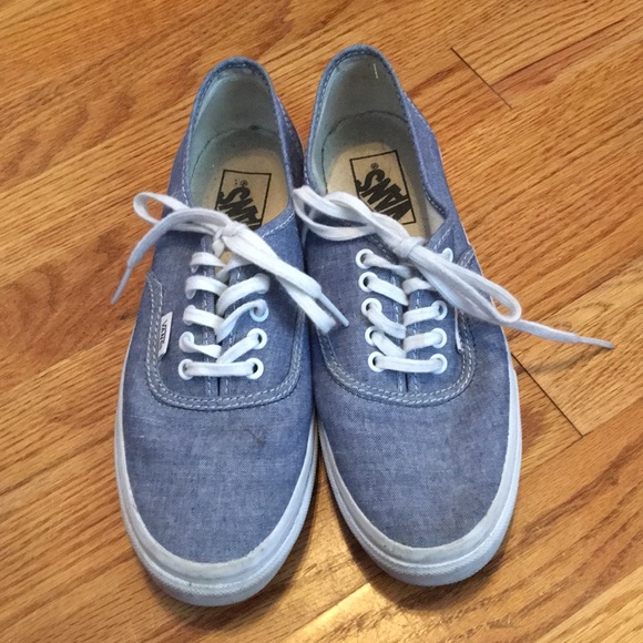 light denim vans
